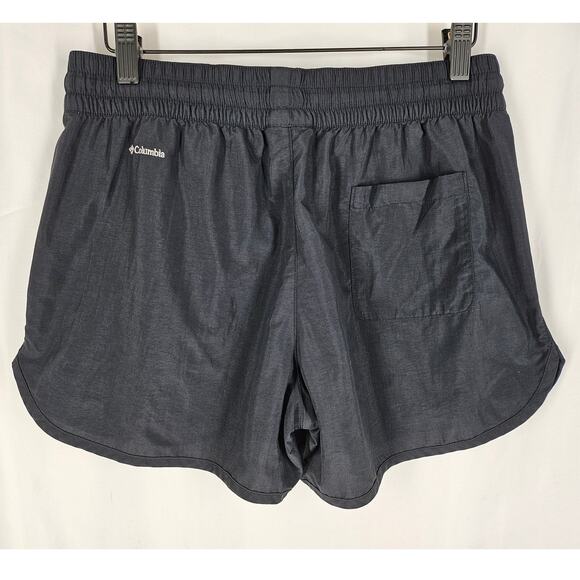 COLUMBIA Black Women's Shorts - Medium, with Back Pocket and Drawstring - Picture 3 of 13